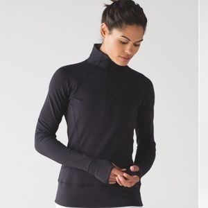 Lululemon Rush Hour 1/2 Zip in Black